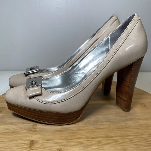 Calvin Klein Shoes - Calvin Klein Women's Sz 7.5M Beige 4" Heels